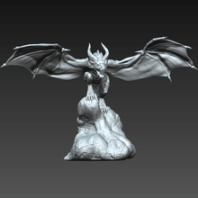 wyvern whelp pose tabletop creature dragon miniature printable warcraft rpg dungeonsanddragons 3d print model - Mito3D