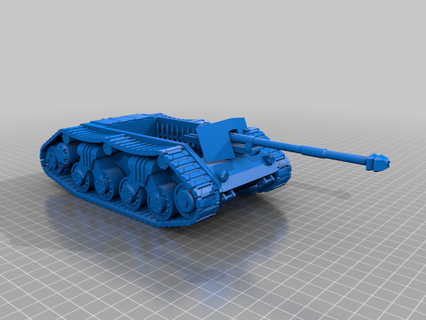 x 400 prototip tank yok edici tank 3d baskı 3d print model - Mito3D