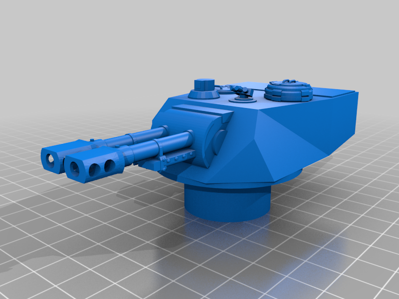 x 850 torretta bunker 3d stampa 3D print model - Mito3D