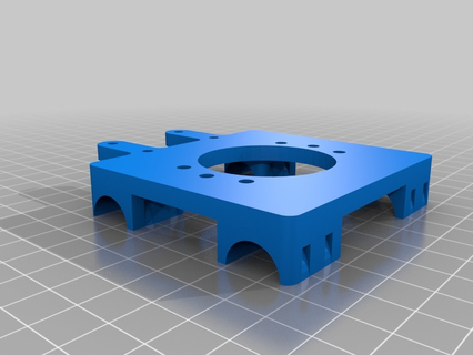 carriage Plate forme 3d imprimante pièces 3d print model - Mito3D