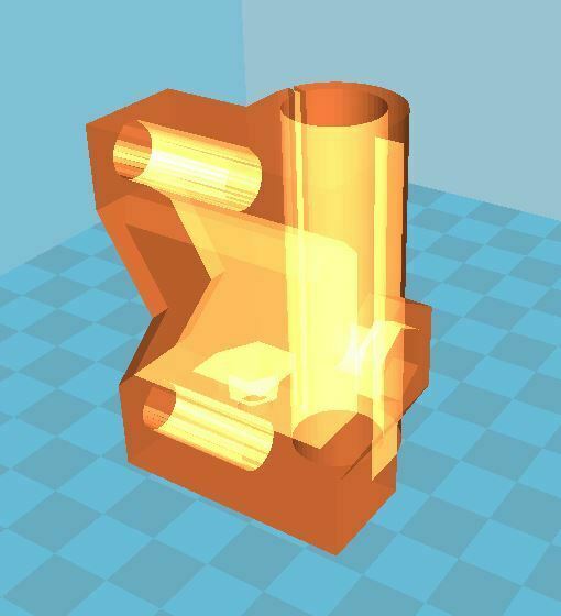 x end prusa i3 bq rinforzato hephestos 3d stampanti 3D print model - Mito3D