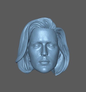 files agent scully 3d print model - Mito3D