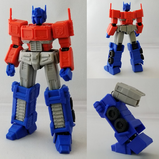 x-frame armor 2 inspired g1 optimus prime non-transformable poseable action frame transformers mecha articulated articulation figure gunpla 3D print model - Mito3D