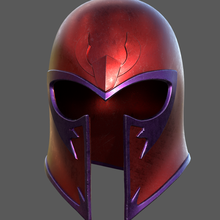 x-men magneto helmet cosplay fan art super hero villain mask wearable xmen marvel comic armour printable 3d print model - Mito3D