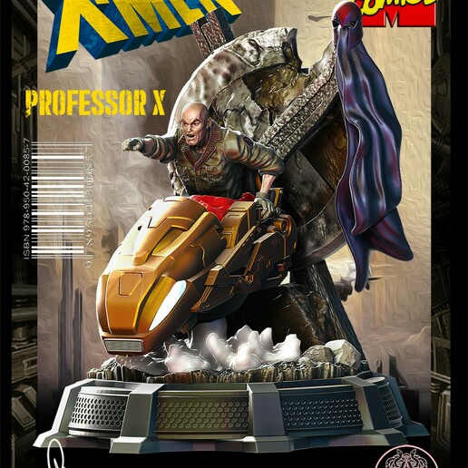 x-men professor xman xmen logan wolverine jean x quick silver magneto phoenix storm cyclop old man mutant 3D print model - Mito3D