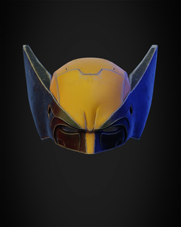 x-men wolverine helmet cosplay 3d print model wolverine cosplay helmet dc marvel superhero mask cosplayer superman batman deadpool ironman aquaman flash 3d 3dprint toy  3d print model - Mito3D