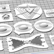 wing 3d Bombe Token Spiel Spiele 3d print model - Mito3D