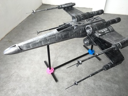 x-wing fighter star war 3d print model - Mito3D