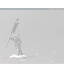 x3 samurai dnd ddnd d espadachins arqueiro arqueiros jogos Alto poli animal 3d print model - Mito3D