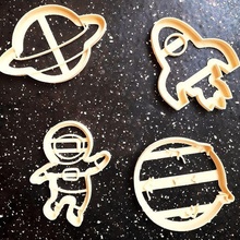 x4 espaciales galón cticos viaje cortante galletas masa nasa juego coherente astronauta espacial galaxia planetas nave reposteria 3d print model - Mito3D