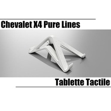 x4 linhas puras tabuleta toque pura suporte tablet tátil acessório 3d print model - Mito3D