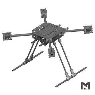 x500 drone frame 3d print model - Mito3D