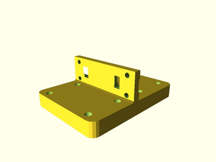 x carriage base plate 3d print model - Mito3D