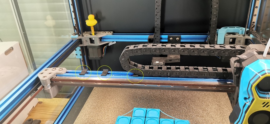 x y cable chain stabilizer voron 24 24 clip ldo fysetc vibrations support 3d print model - Mito3D