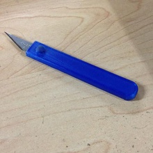 cuchilla x-acto titular art cuchillo-tenedor manejar 3d print model - Mito3D