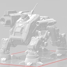 ksantos Battletech 3d print model - Mito3D