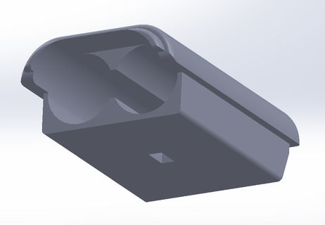 xbox 360 batería cubierta carcasa funda tapa pilas controlar accesorio 3d print model - Mito3D