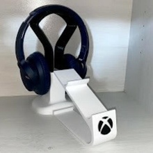 Xbox manette supporter casque séries jeu joueur 3d print model - Mito3D
