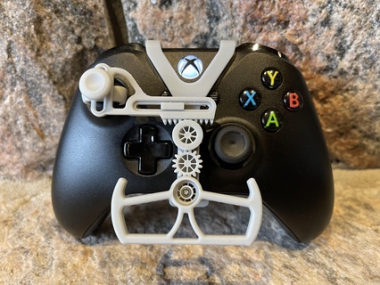 Xbox manette roue bouton mini wheel Microsoft ferme jeu Jeu contrôles analog stick 3d print model - Mito3D