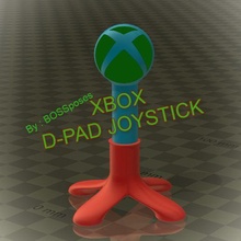 xbox d pad controle video game 3d print model - Mito3D