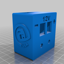 xbox yazı tipi Kutu araç elektronik güç arz gadet 3d print model - Mito3D
