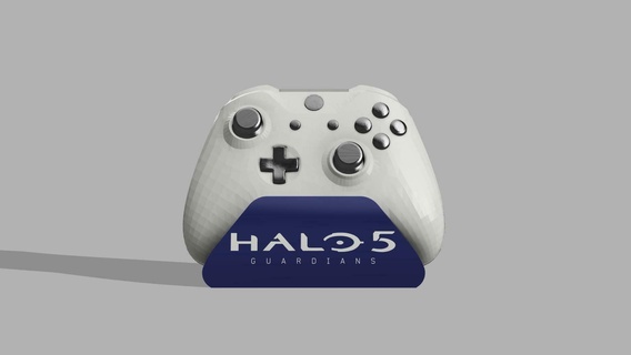 Xbox Halo 5 supporter manette soporte 3d print model - Mito3D