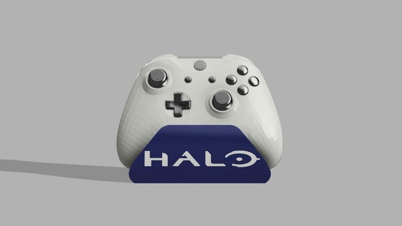 Xbox Halo supporter manette soporte 3d print model - Mito3D