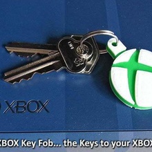 xbox key fob jóias único playstation novidade novela multi-cor chaves chaveiros chaveiro pingente chave presente jogos gamers divertido é fácil cadeia 3d print model - Mito3D