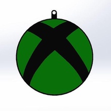 Xbox porte clés icône 3d print model - Mito3D