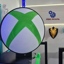 Xbox lampe architecture décoration éclairage joueur 3d print model - Mito3D