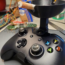 xbox un contrôleur de cendrier jeu la one le les jeux vidéo consoles pièces jointes 3d print model - Mito3D