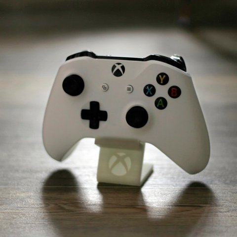xbox um controlador titular gadget jogos de vídeo videogame standfu&szlig halter console 3D print model - Mito3D