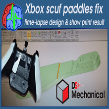 xbox one scuf paddles fix gadget 3dprintable 3dprinting 3d-drucken Paddel sgabolab xbox-controller controller 3d print model - Mito3D