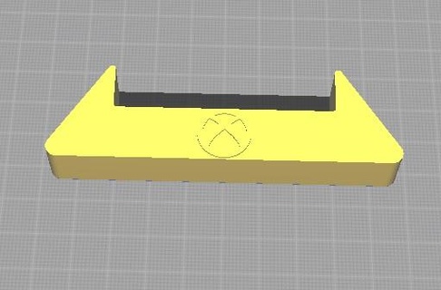 xbox 1 x berço console base jogos 3d print model - Mito3D