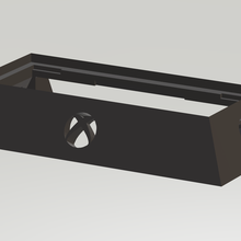 xbox serie + hdd estante soporte agujeros juego sss 3d print model - Mito3D