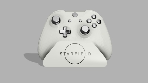 xbox starfield stand controller soporte one 3d print model - Mito3D