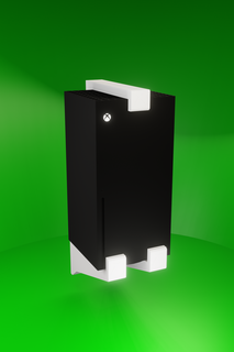 xbox serie pared soporte x series cabina vertical juego súper Delgado estante jugador artilugio 3d print model - Mito3D