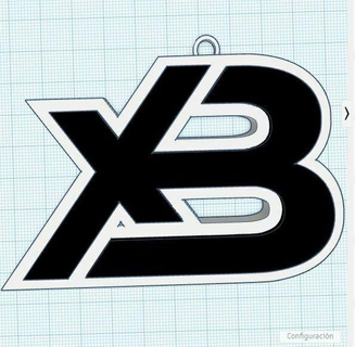 xbuyer team logo key chain kings league rings 3d print model - Mito3D