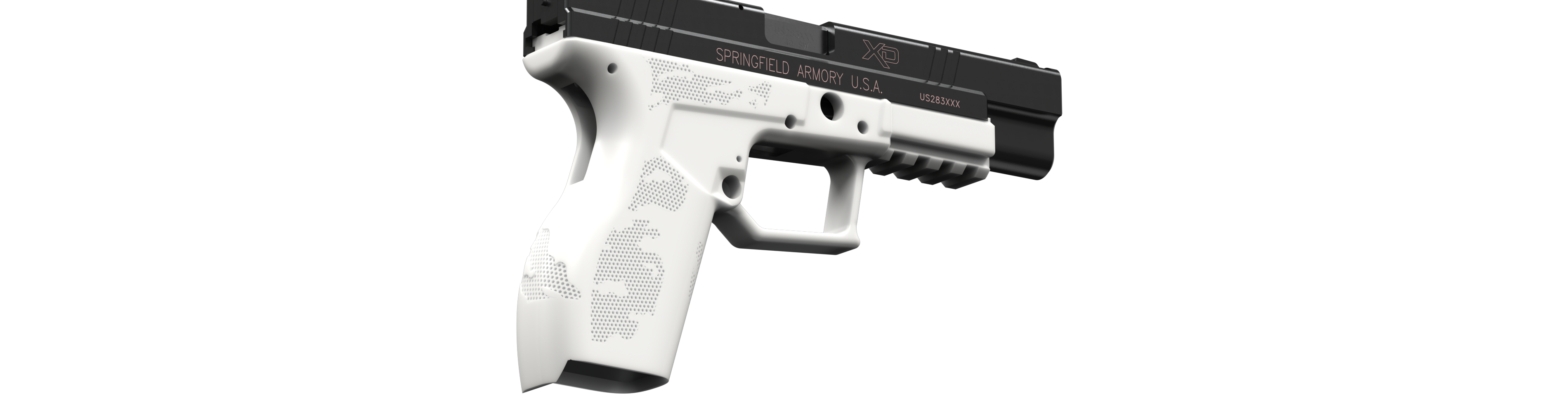 xd 9 40 tamanho real glock Preto lótus 3D print model - Mito3D