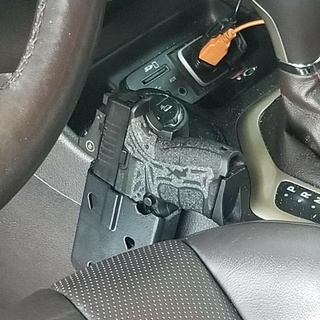 xds mod2 mounted holster mod fixed attach 3d print model - Mito3D