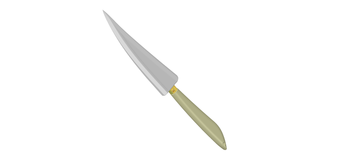 xena warrior princess dagger collins creations 3d sword magic gabrielle sai swords 3d print model - Mito3D
