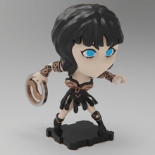 xena warrior princess plakit2 series game collectible collection miniature figurine action figure toys toymaker purakito 90s tv show lucy lawless 3d print model - Mito3D