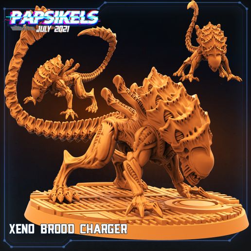 xeno brood charger game 3D print model - Mito3D