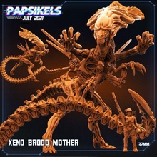 xeno brood mother game xeno mother 3d print model - Mito3D