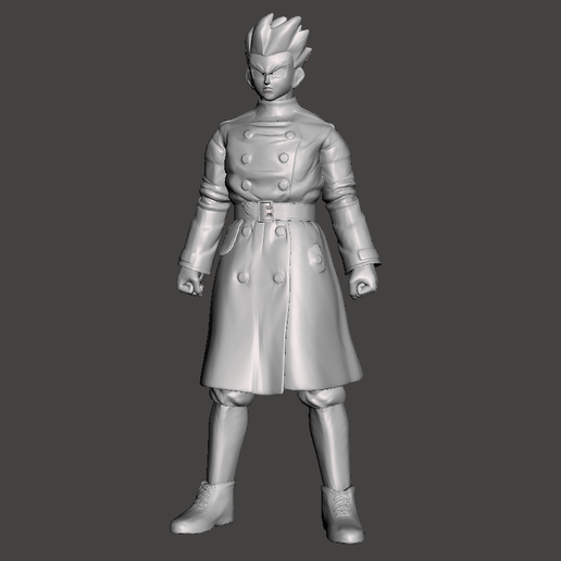 xeno goten 3d modello gioco Drago palla eroi pattuglia 3D print model - Mito3D