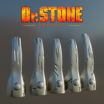 xeno houston campo ala dedo garra dr pedra 3d impressão cosplay dr adereços fácil 3d print model - Mito3D