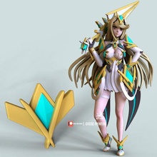 xenoblade chronicles mythra pin cosplay game video character anime figure 3d print model - Mito3D