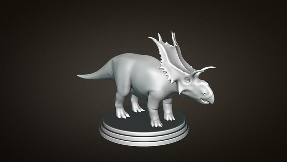 xénoceratops dinosaure 3d impression jouet modèle jouets 3d print model - Mito3D