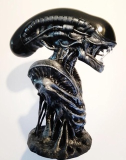 xenomorfo extraterrestre busto juego 3d print model - Mito3D