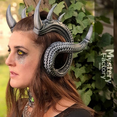 xenomorph horns cosplay giger alien 3d print model - Mito3D